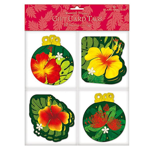 Floral Monstera, 12 - Pack Adhesive Gift Tag Set - Gift Tag - Leilanis Attic