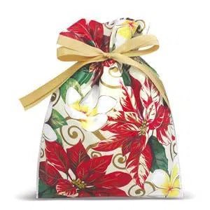 Foil D/S Gift Bag 3 - pk LG, Festive Plumeria - Gift Bag - Leilanis Attic