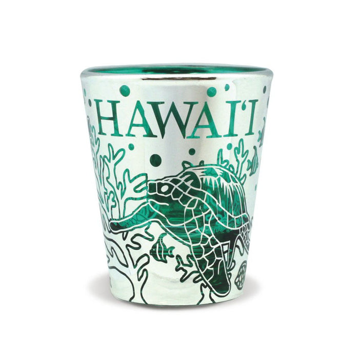 Foil Short Shot Glass, Honu Reef - Shot Glasses - Leilanis Attic