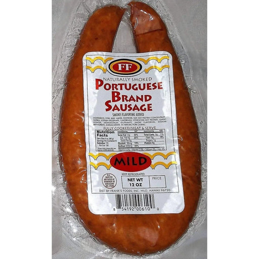 Franks Portuguese Sausage Mild - Food - Leilanis Attic