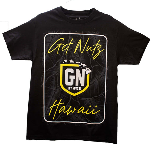 Get Nutz Hawaii - Monstera Script - T - Shirt - Mens - Leilanis Attic