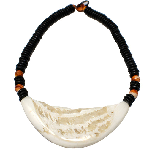 Giant Clam Shell Sinahi Necklace, 4.5"-Necklace-Leilanis Attic