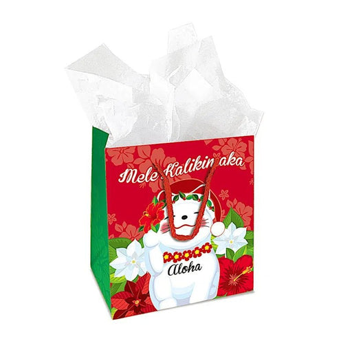 Gift Bag “Holiday Lucky Cat”, Small - Gift Bag - Leilanis Attic