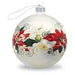 Glass Christmas Ornament “Festive Plumeria - Champagne” - Ornament - Leilanis Attic