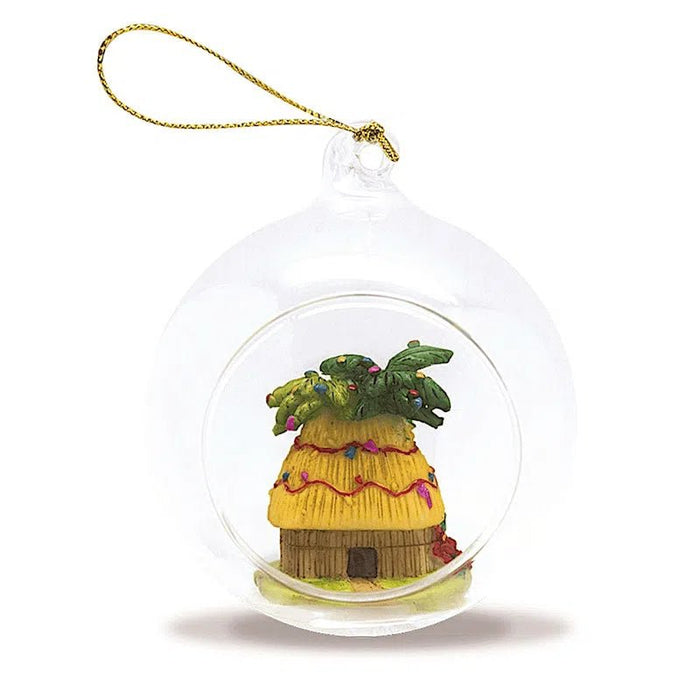 Glass Globe Ornament, Christmas Shack - Ornament - Leilanis Attic