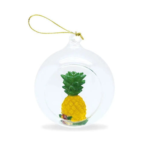 Glass Globe Ornament, Pineapple - Ornament - Leilanis Attic