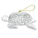 Glass Lace Ornament Honu - Clear - Ornament - Leilanis Attic