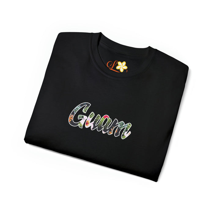 Guam Black Floral T - Shirt - Unisex - T - Shirt - Unisex - Leilanis Attic