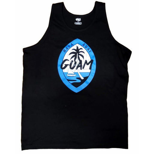 Guam "Hafa Adai" Men's Tank Top Black - Tank - Mens - Leilanis Attic