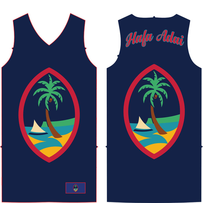 Guam Seal Sublimated Basketball Jersey - Jersey - Leilanis Attic