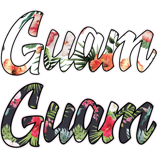 Guam Tropical Floral Sticker - sticker - Leilanis Attic