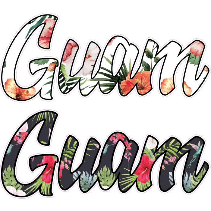 Guam Tropical Floral Sticker - sticker - Leilanis Attic