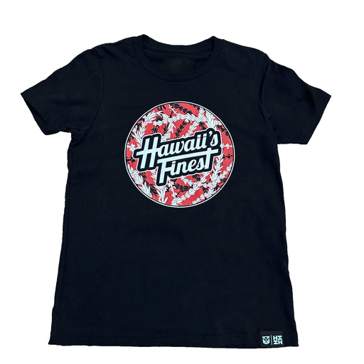 HI FINEST, "Lei Circle Red" Kid's T-Shirt-T-Shirt - Youth-Leilanis Attic
