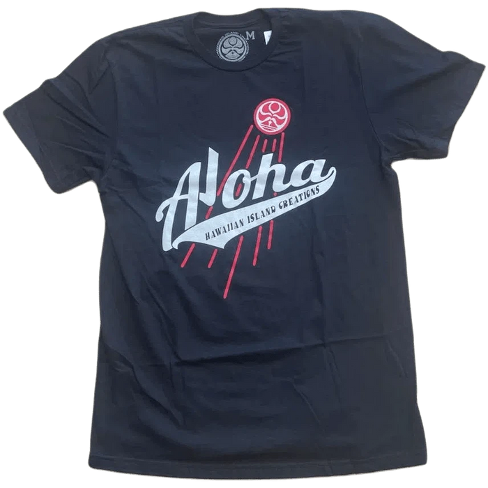 HIC "Aloha Blast", Black Men's T - Shirt - T - Shirt - Mens - Leilanis Attic