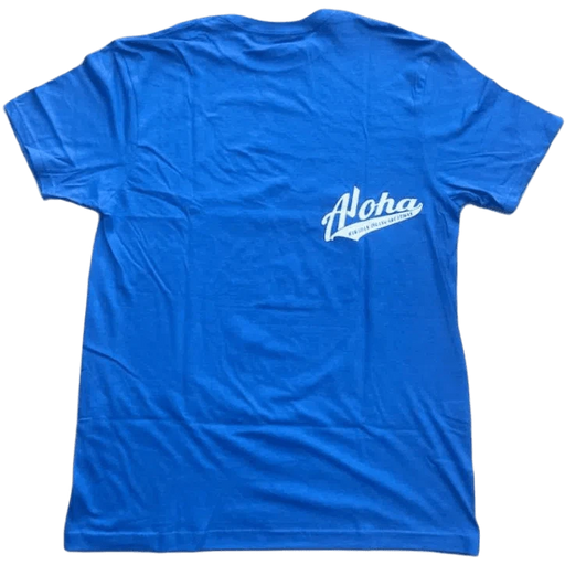 HIC "Aloha Blast", Blue Men's T - Shirt - T - Shirt - Mens - Leilanis Attic