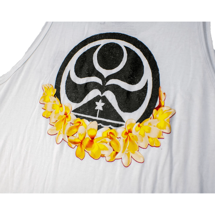 HIC "Logo Lei", White Men's Tank Top - Tank - Mens - Leilanis Attic