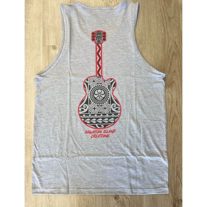 HIC "Poly Chord", Heather Grey Men's Tank Top - Tank - Mens - Leilanis Attic