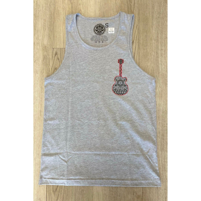 HIC "Poly Chord", Heather Grey Men's Tank Top - Tank - Mens - Leilanis Attic