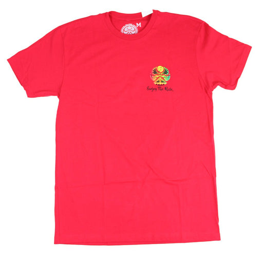 HIC "Rasta Vai - Ete", Red Short Sleeve Men's T - shirt - T - Shirt - Mens - Leilanis Attic