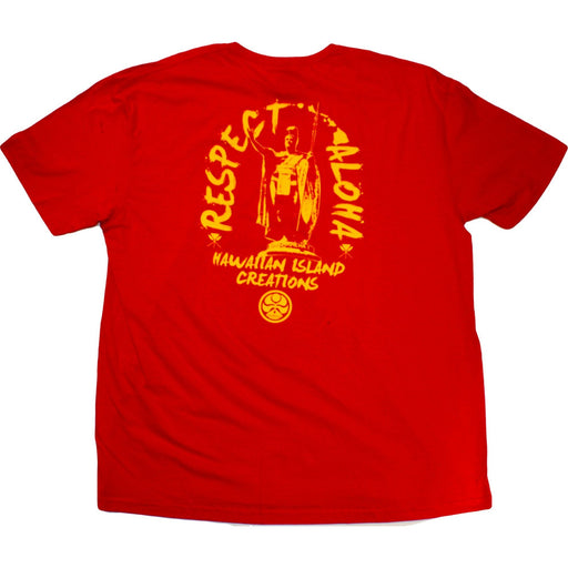 HIC "Respect Aloha", Red Men's T - Shirt - T - Shirt - Mens - Leilanis Attic