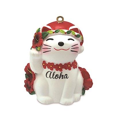 HP Ornament, Holiday Lucky Cat - Ornament - Leilanis Attic