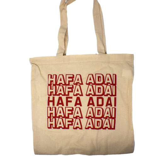 Hafa Adai Canvas Tote - Bag - Leilanis Attic