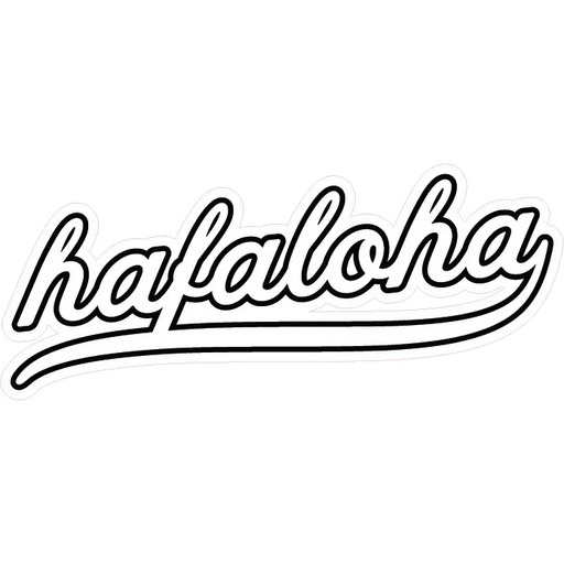 Hafaloha Sticker - sticker - Leilanis Attic