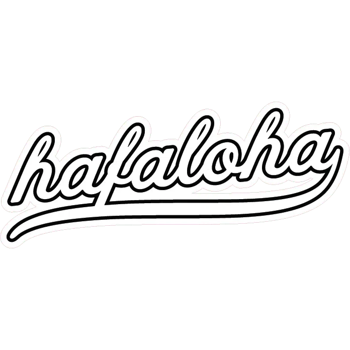 Hafaloha Sticker - sticker - Leilanis Attic