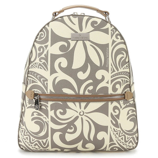 Happy Wahine, Donna Tapa Tiare Backpack - Beige - Backpack - Leilanis Attic