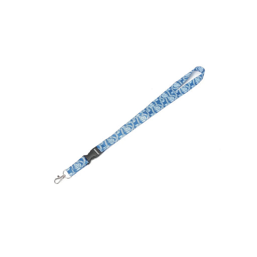 Happy Wahine Fern Lei Blue Lanyard - Lanyard - Leilanis Attic