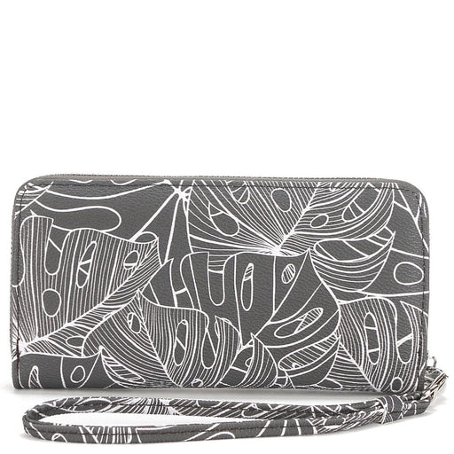 Happy Wahine Kaylee Wallet, Ke'olu Monstera Lines - Wallet - Leilanis Attic