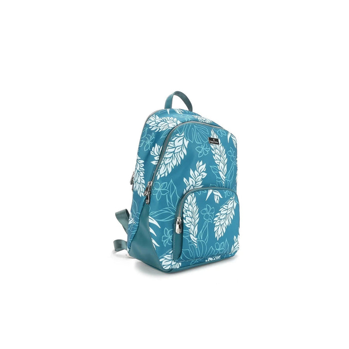 Happy Wahine Ke'olu Large Backpack, Ginger - Teal - Backpack - Leilanis Attic