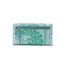 Happy Wahine Teyla Wallet, Monstera Blue - Wallet - Leilanis Attic