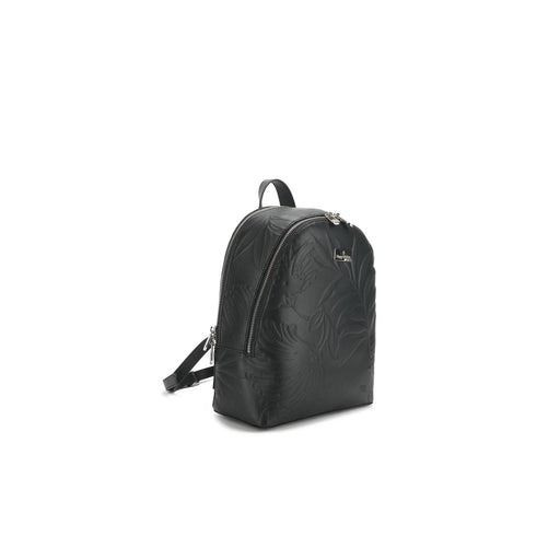 Happy Wahine Tiffany Backpack, Lehua Embossed Black - Backpack - Leilanis Attic