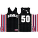 Hawaii 50th Sublimated Basketball Jersey - Jersey - Leilanis Attic