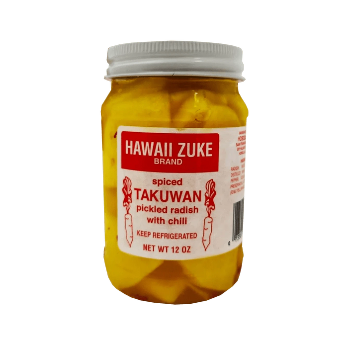 Hawaii Zuke Brand Takuwan Pickled Radish - Spiced 12oz - Frozen - Leilanis Attic