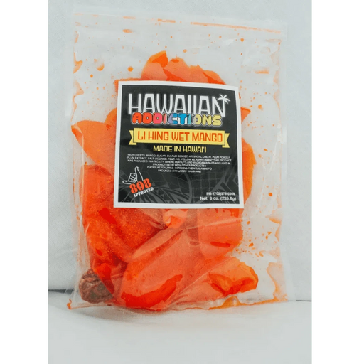 Hawaiian Addictions LI HING WET MANGO - Food - Leilanis Attic