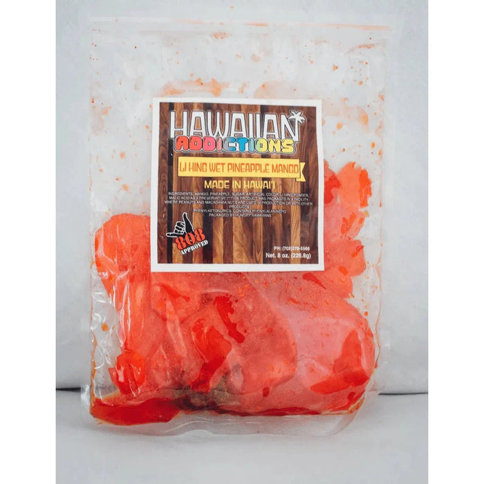 Hawaiian Addictions LI HING WET PINEAPPLE MANGO - Food - Leilanis Attic