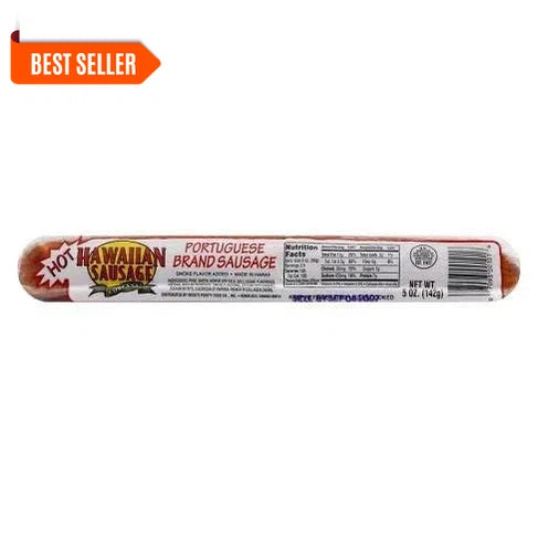 Hawaiian Brand Portuguese Sausage Hot 5oz - Food - Leilanis Attic