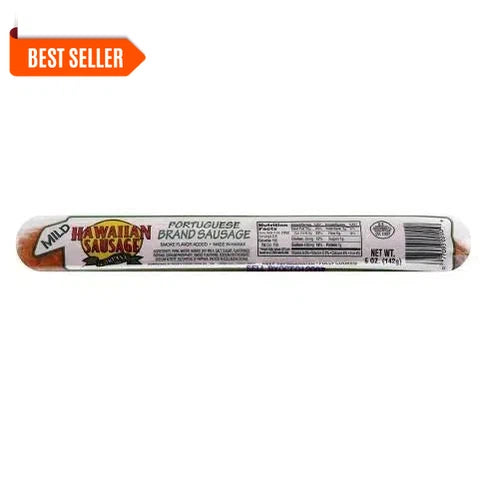 Hawaiian Brand Portuguese Sausage Mild 5oz - Food - Leilanis Attic