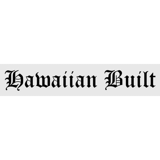 Hawaiian Built Sticker - sticker - Leilanis Attic