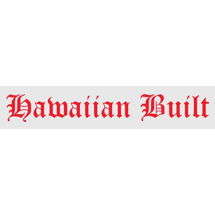 Hawaiian Built Sticker - sticker - Leilanis Attic