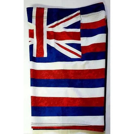 Hawaiian Flag Board Shorts - Board Shorts - Mens - Leilanis Attic