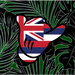 Hawaiian Flag Shaka Sticker - sticker - Leilanis Attic