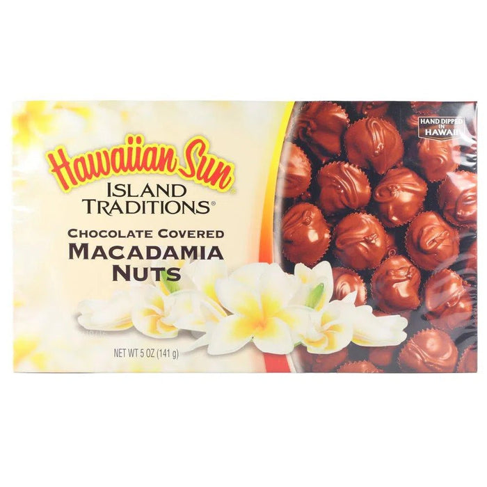 Hawaiian Sun Chocolate Covered Mac Clusters - 5oz - Food - Leilanis Attic