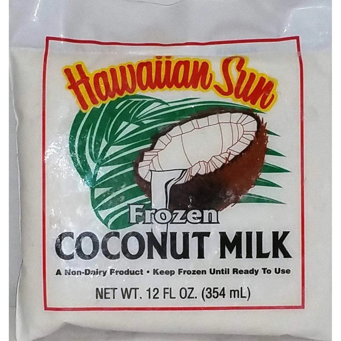 Hawaiian Sun Coconut Milk Bag Frozen, 2 Sizes - Food - Leilanis Attic