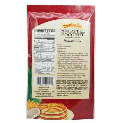 Hawaiian Sun Pancake Mix Pineapple Coconut, 6oz - Food - Leilanis Attic