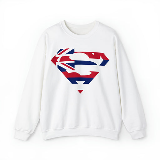 Hawaiian Superman Unisex - Crew Neck Sweater - Sweatshirt - Leilanis Attic