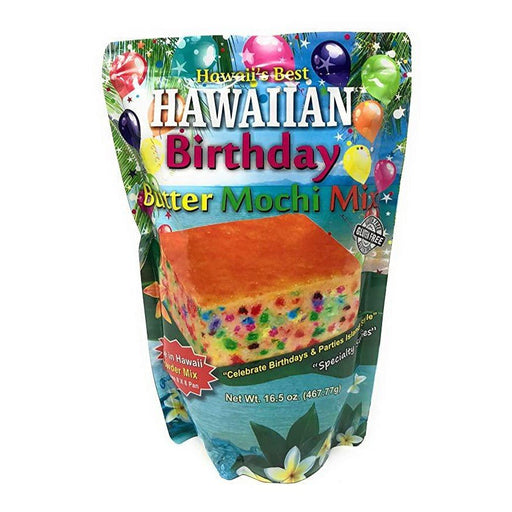 Hawaii’s Best - Birthday Butter Mochi Mix 16.5oz - Food - Leilanis Attic