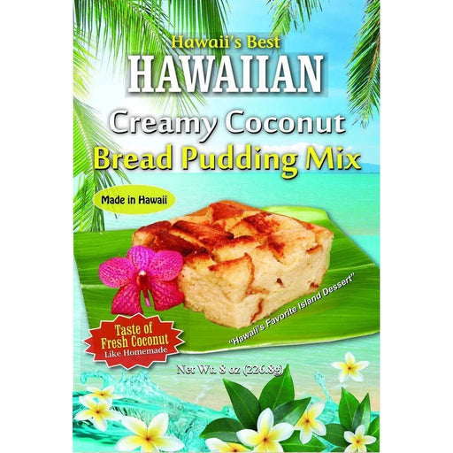 Hawaii’s Best - Creamy Coconut Bread Pudding Mix 8oz - Food - Leilanis Attic